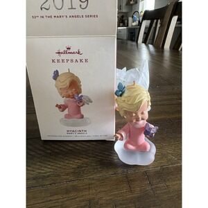 2019 Hallmark Keepsake Mary's Angels Hyacinth 32nd in Series Ornament Signed